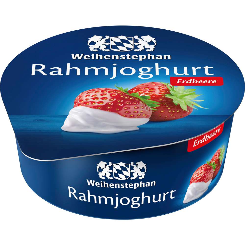 Produktabbildung Weihenstephan Rahmjoghurt, Erdbeere