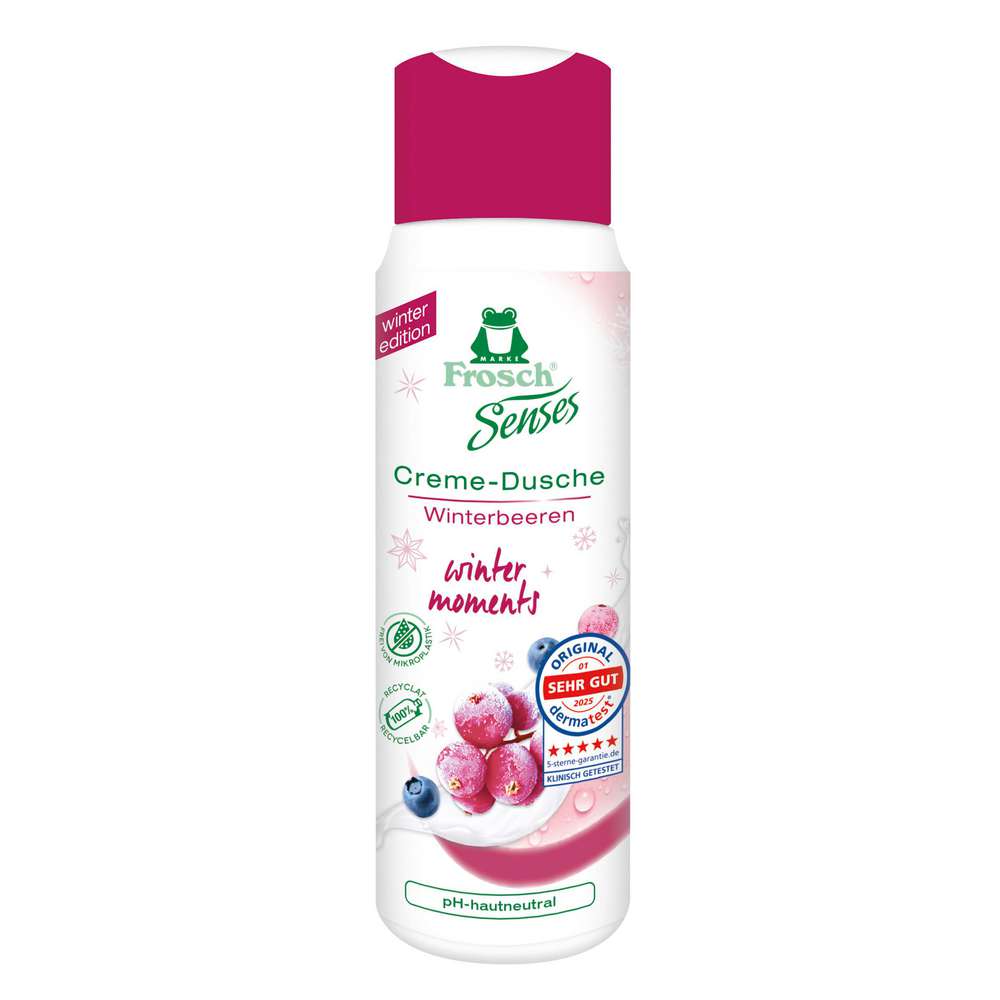 Produktabbildung Frosch Cremedusche Senses, Winterbeere
