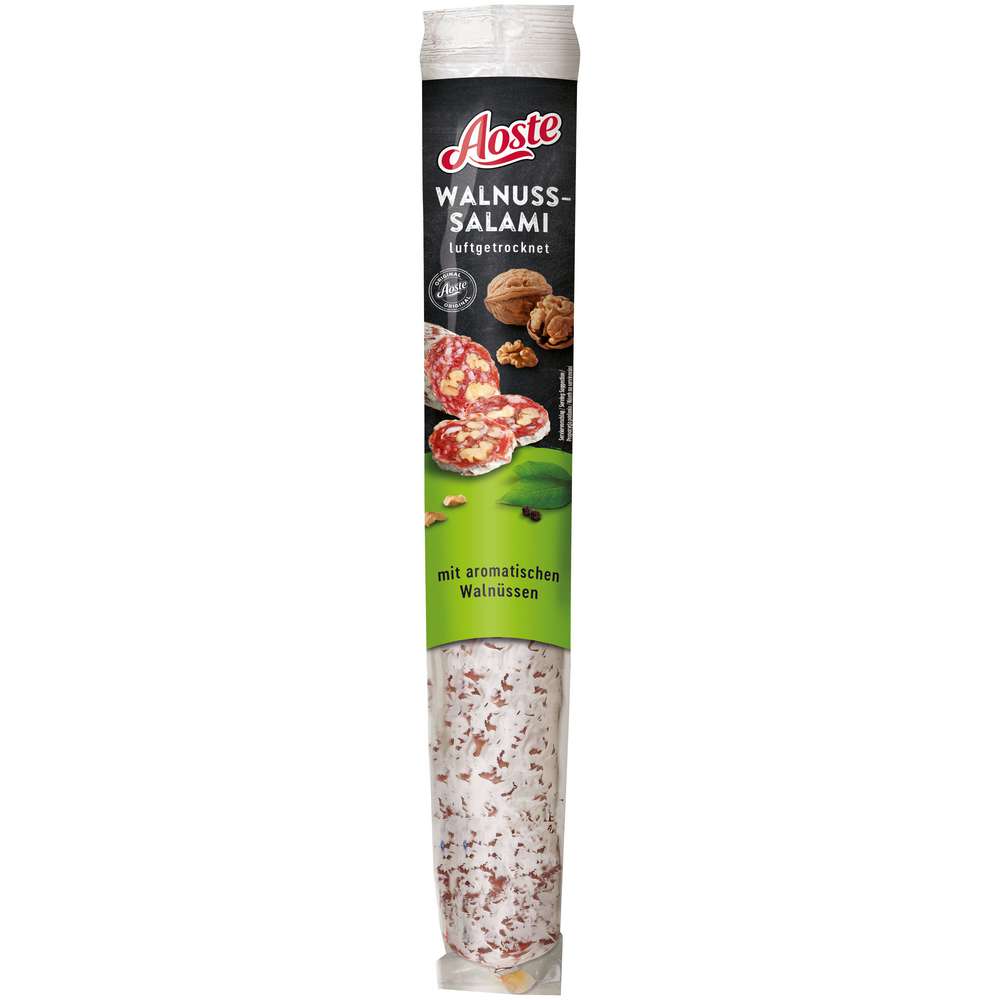 Produktabbildung Aoste Walnuss-Salami, luftgetrocknet