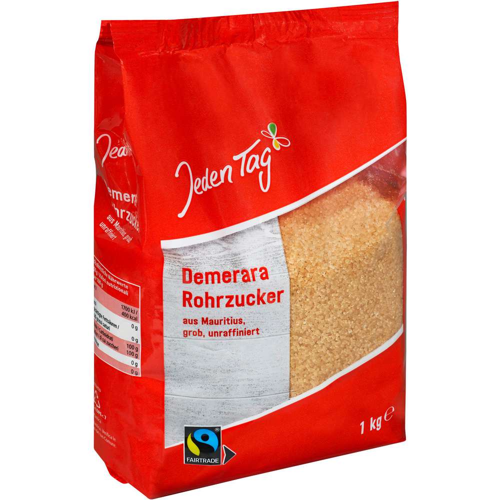 Produktabbildung Jeden Tag Demerara Rohrzucker 1kg
