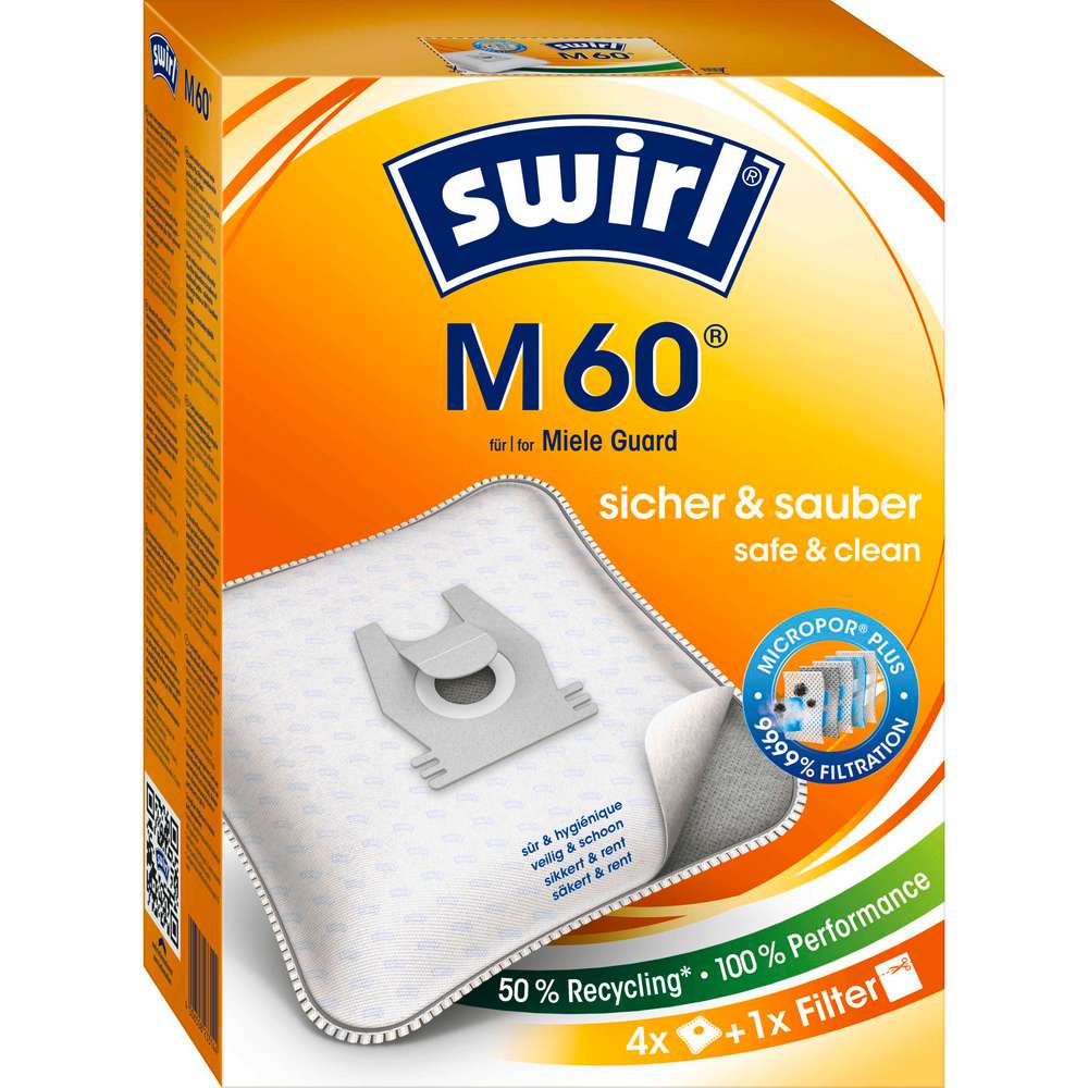 Produktabbildung Swirl Staubsaugerbeutel M60