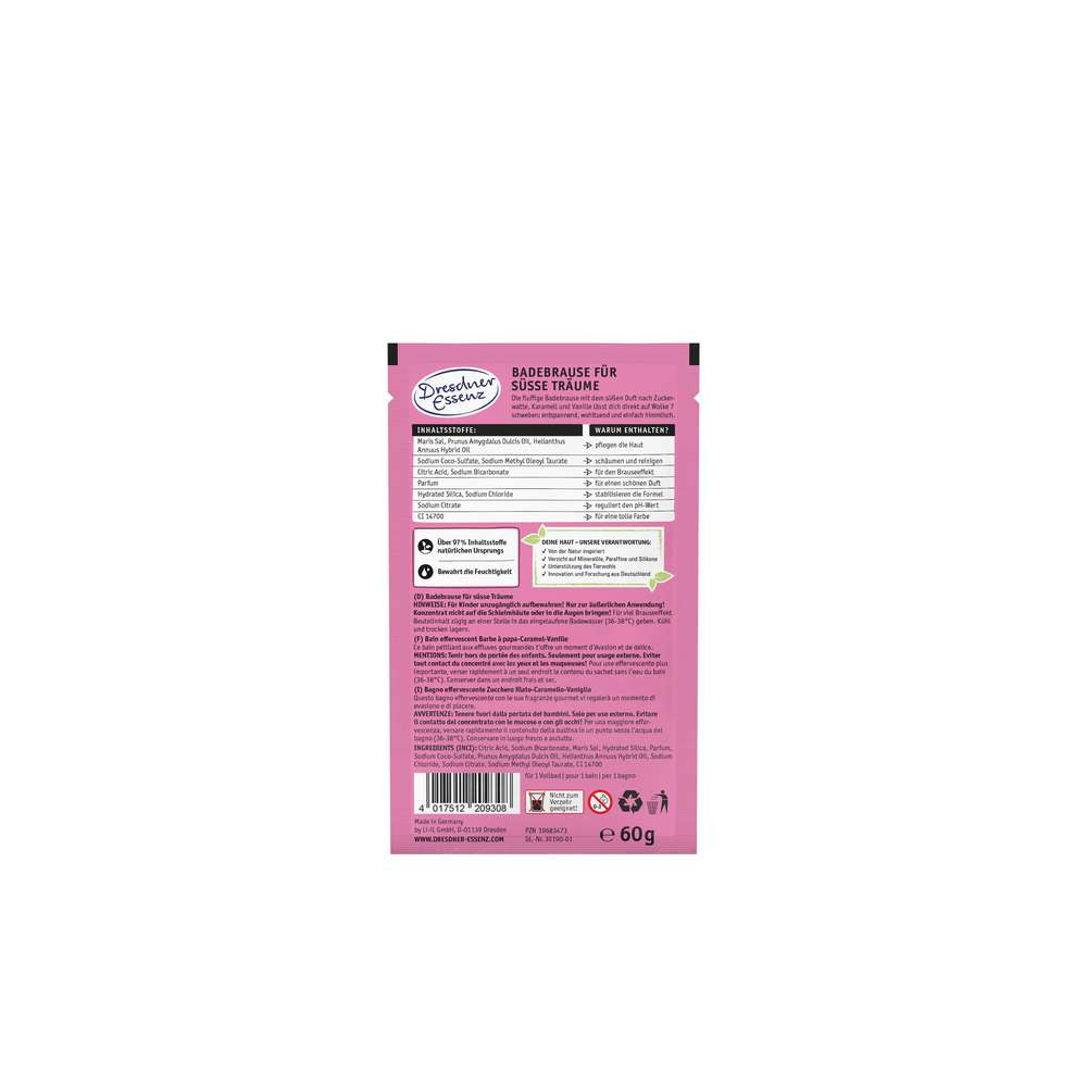 Produktabbildung Dresdner Essenz Badeschaum, Fluffy Candy Dream