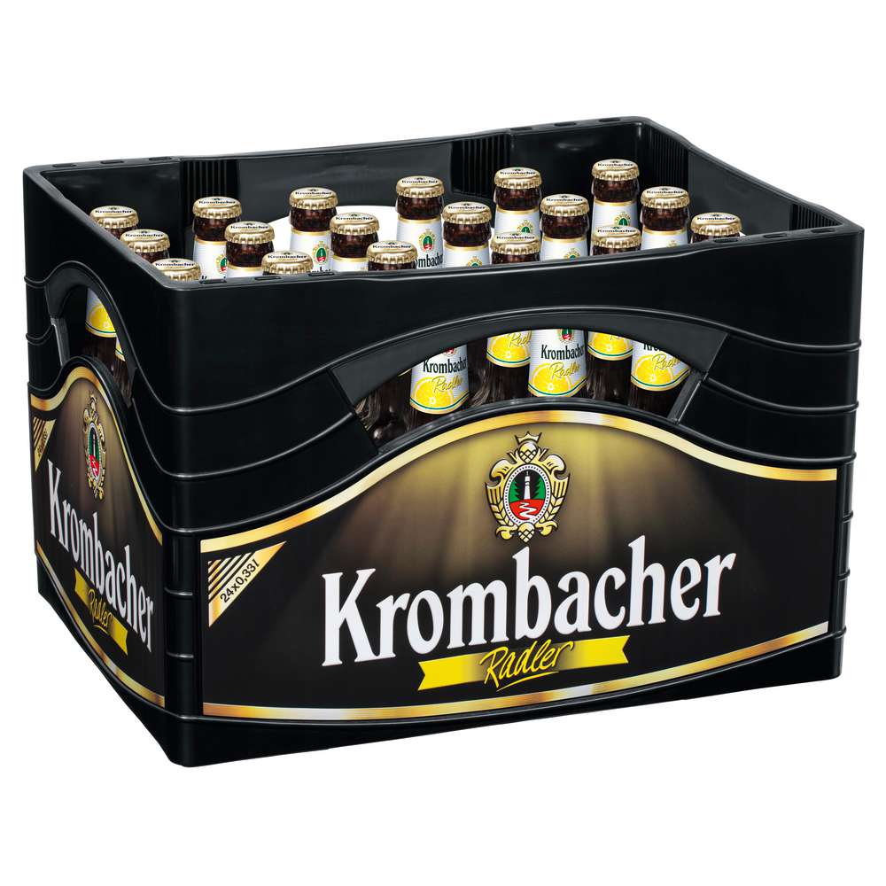 Produktabbildung Krombacher Biermischgetränk, Radler, 2,5 % (24x 0,330 Liter)