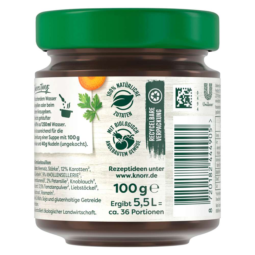 Produktabbildung Knorr Bio Gemüse Bouillon