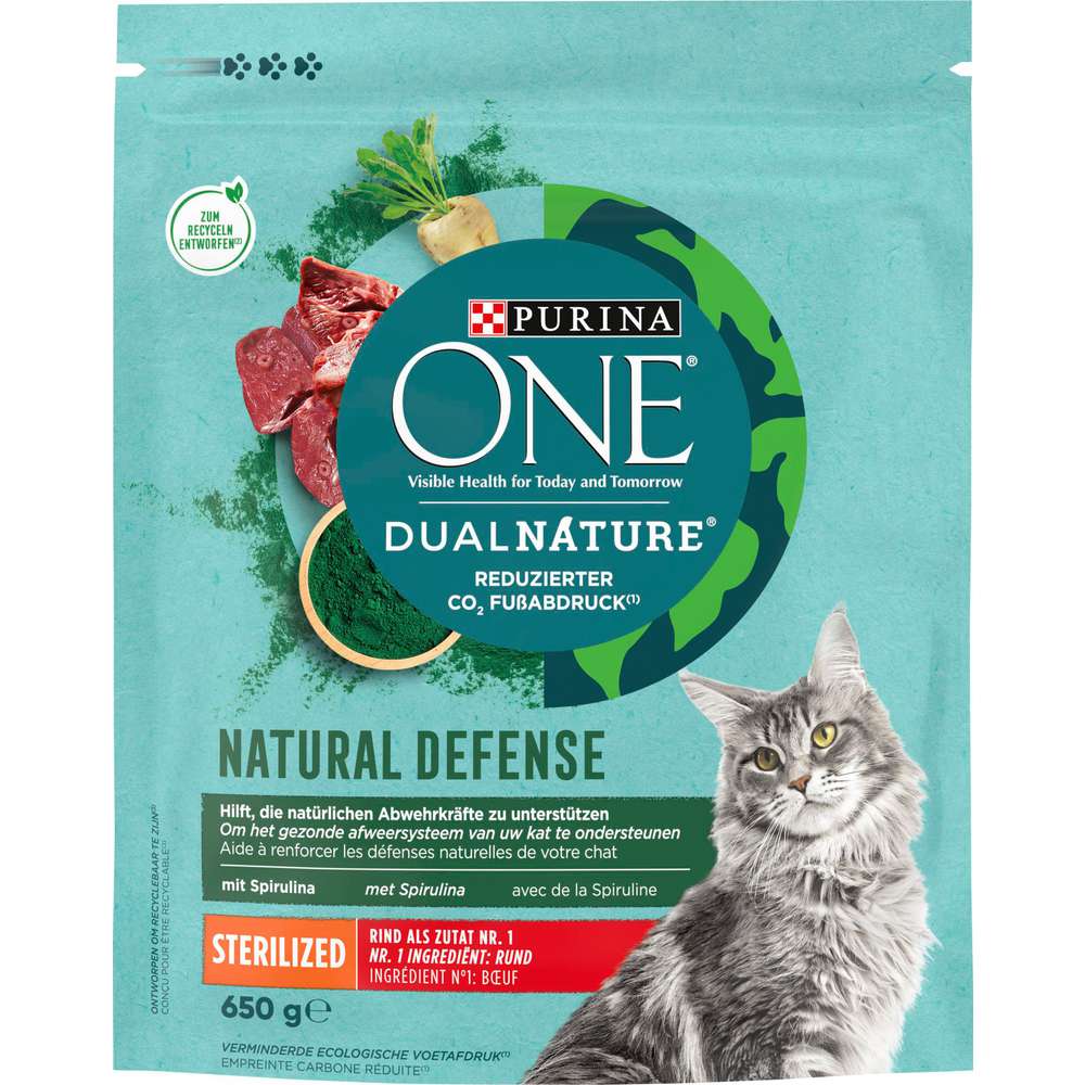 Produktabbildung Purina Katzen-Trockenfutter, Rind, für kastrierte Katzen
