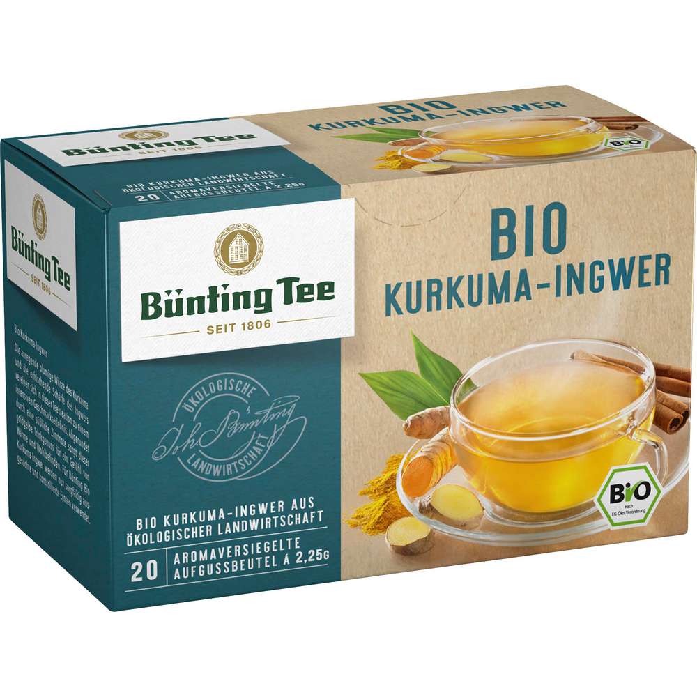 Produktabbildung Bünting Tee Bio Tee, Kurkuma-Ingwer