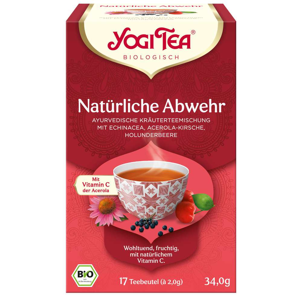 Produktabbildung Yogi Tea Bio Kräuter-Tee Natürliche Abwehr