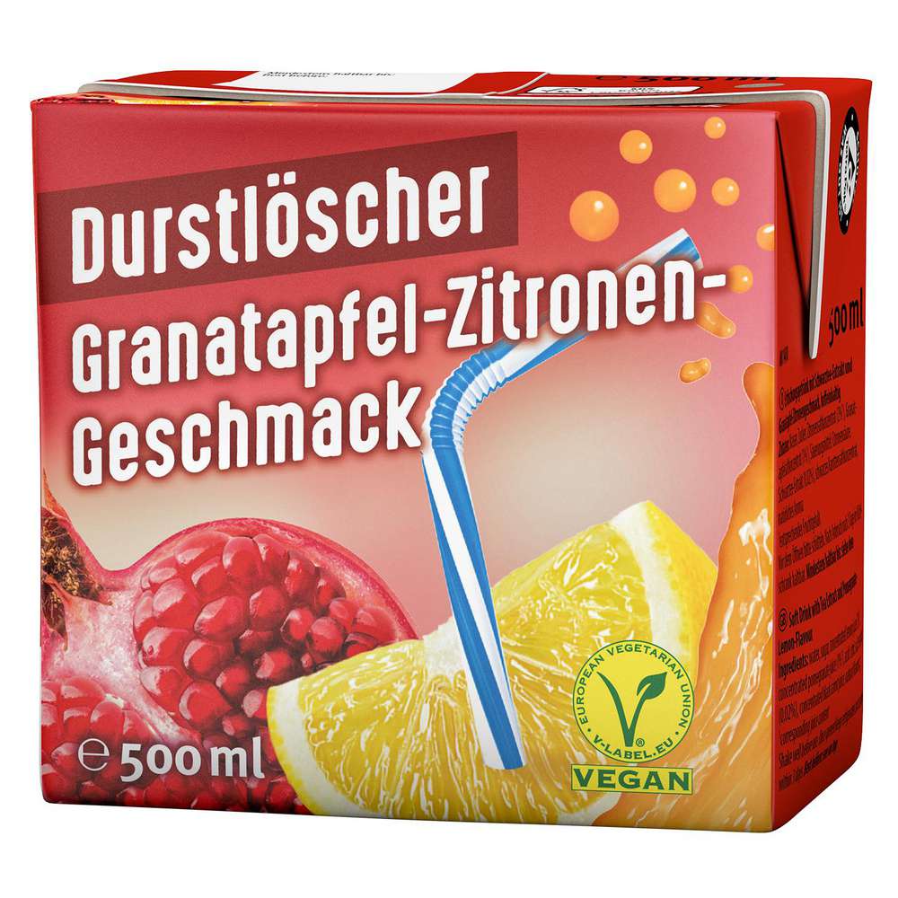 Produktabbildung Durstlöscher Eistee, Granatapfel-Zitrone