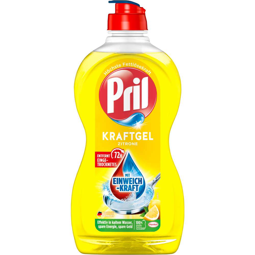 Produktabbildung Pril Geschirrspülmittel Kraftgel, Zitrone