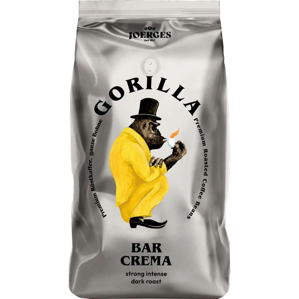 Produktabbildung Gorilla Espresso Bar Crema, ganze Bohne