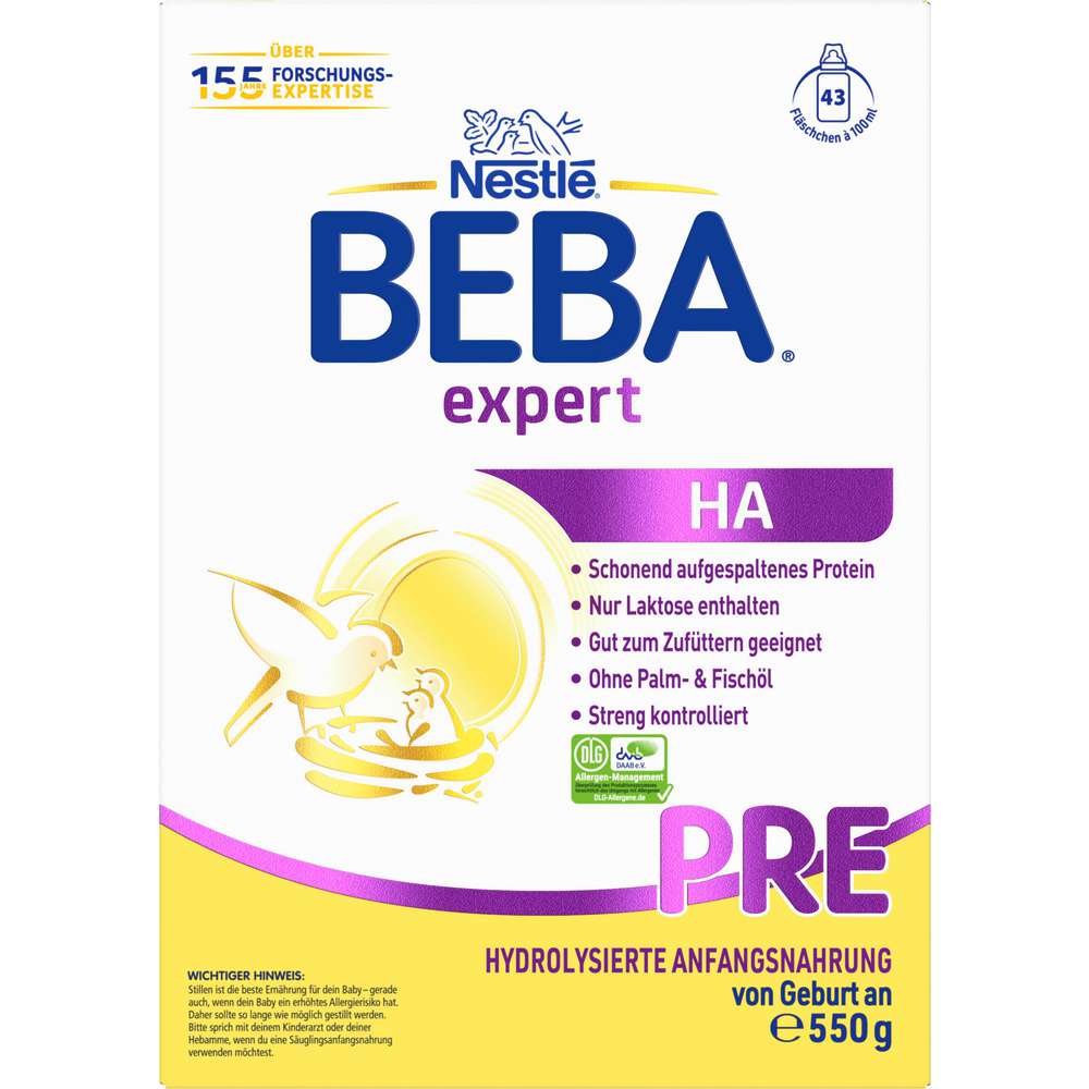 Produktabbildung Nestle Beba Expert HA Pre