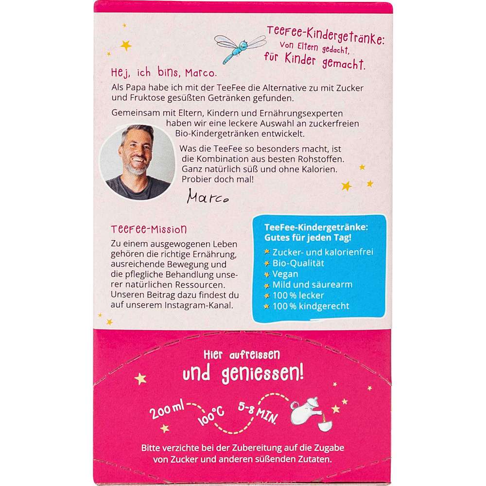 Produktabbildung TeeFee Früchtetee, Himbeertraum