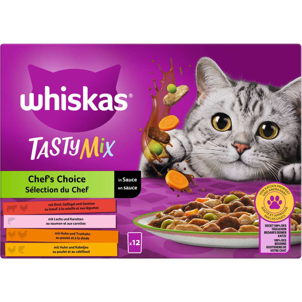 Produktabbildung Whiskas Katzen-Nassfutter, Chef's Choice