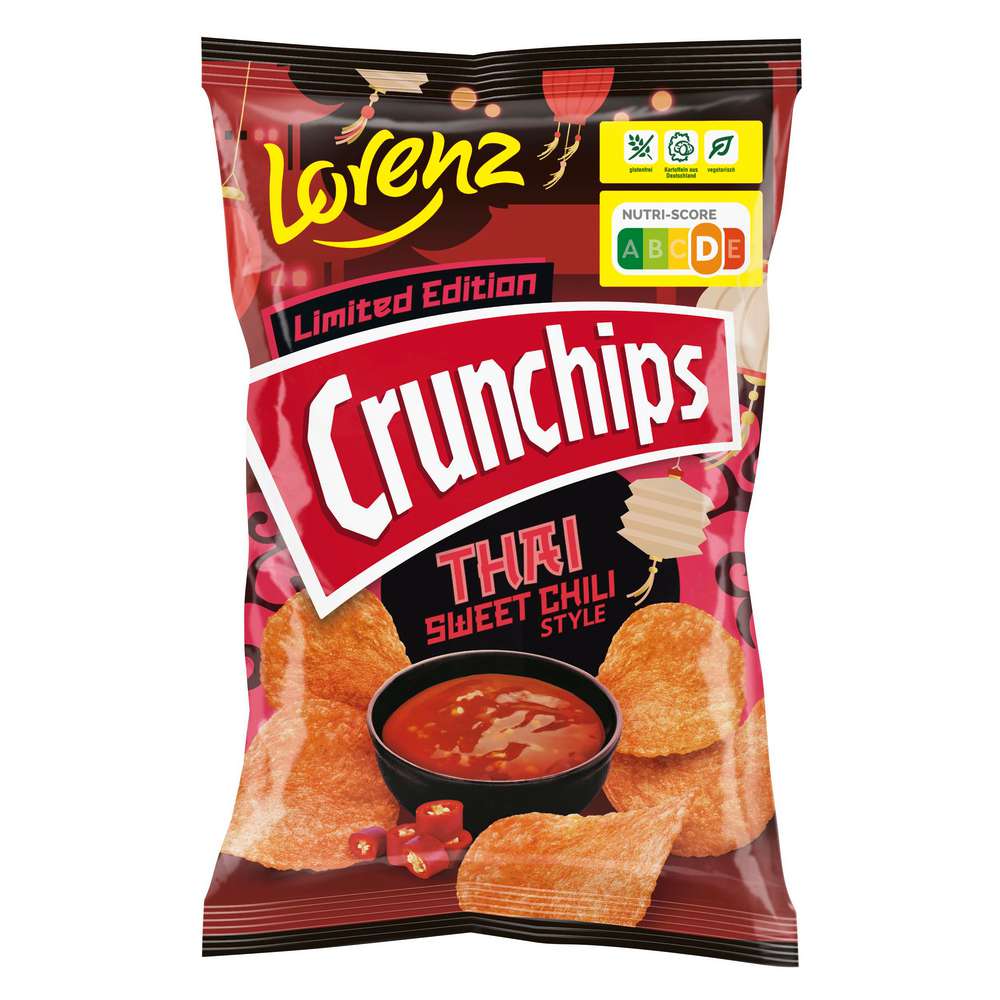 Produktabbildung Lorenz Crunchips Zhai Sweet Chili Style