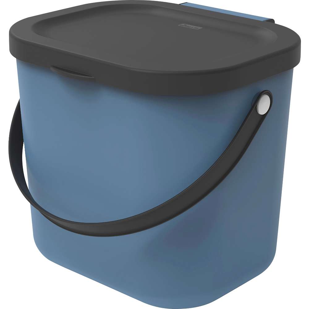 Produktabbildung Rotho Recycling Müllsystem 6 l Albula blau