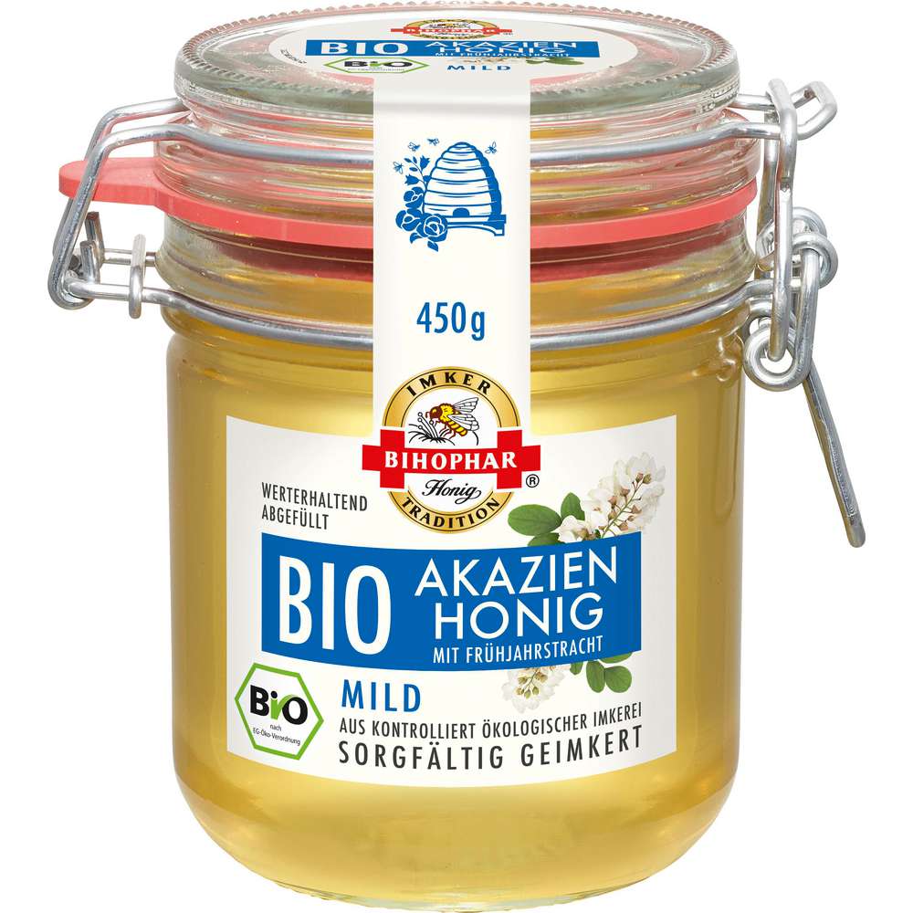 Produktabbildung Bihophar Bio Akazienhonig