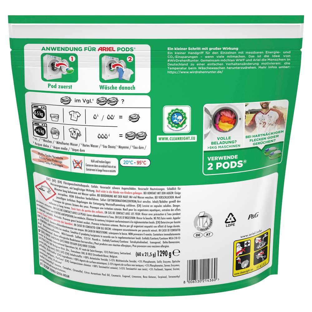 Produktabbildung Ariel Universal-Waschmittel Pods, All-In-One