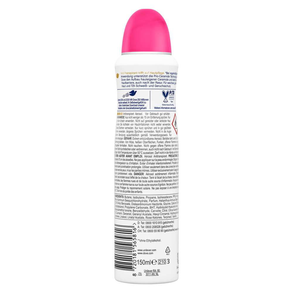 Produktabbildung Dove Deospray Advanced Care, Drachenfrucht-& Kokosduft 