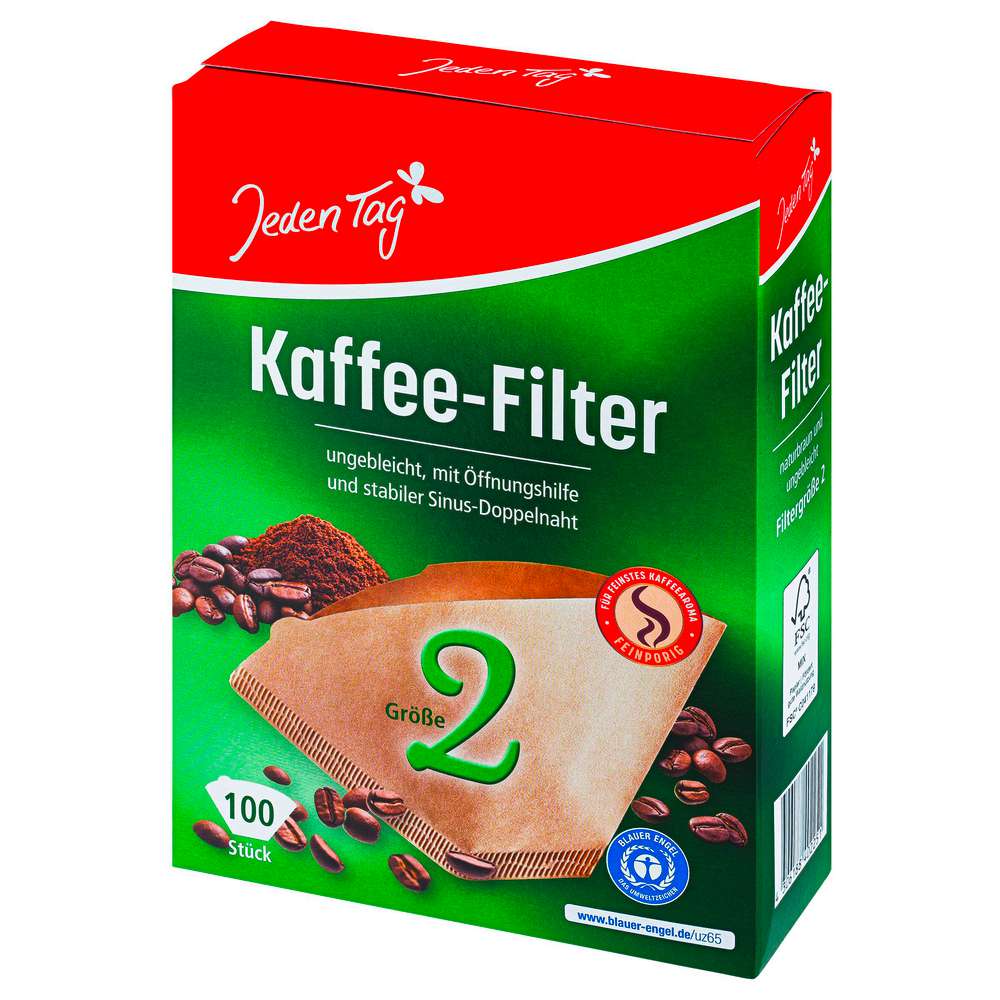 Produktabbildung Jeden Tag Kaffeefilter, Gr. 2