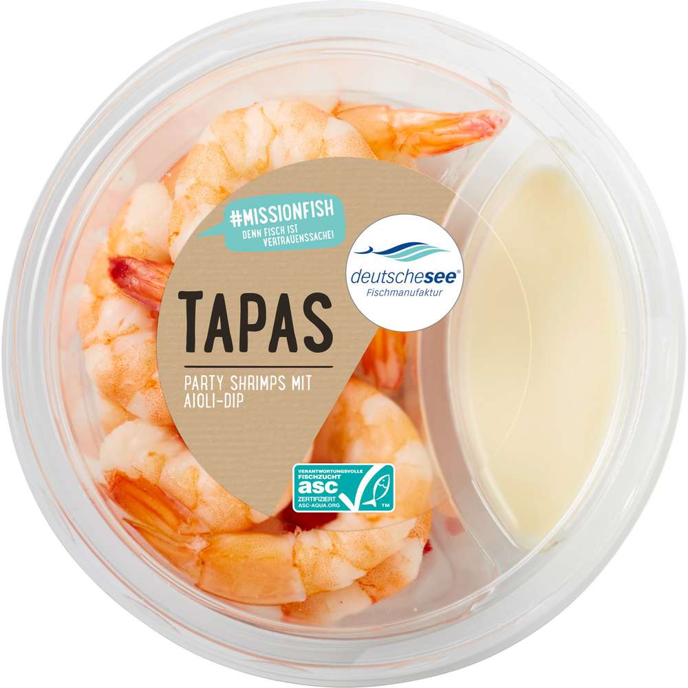 Produktabbildung Deutsche See Tapas Shrimps Aioli