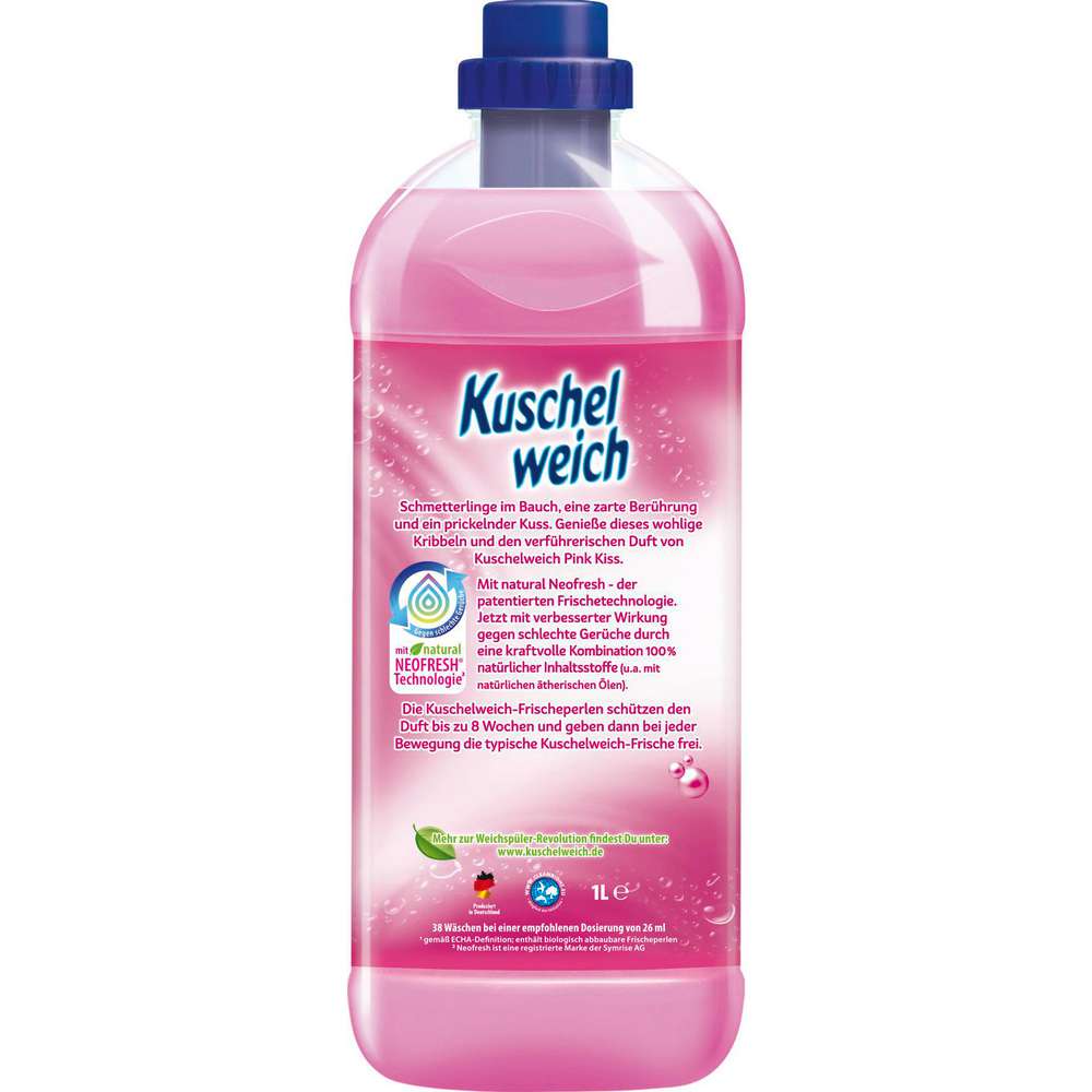 Produktabbildung Kuschelweich Weichspüler, Pink Kiss