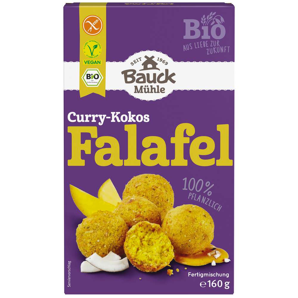 Produktabbildung Bauckhof Bio Falafel, Curry-Kokos