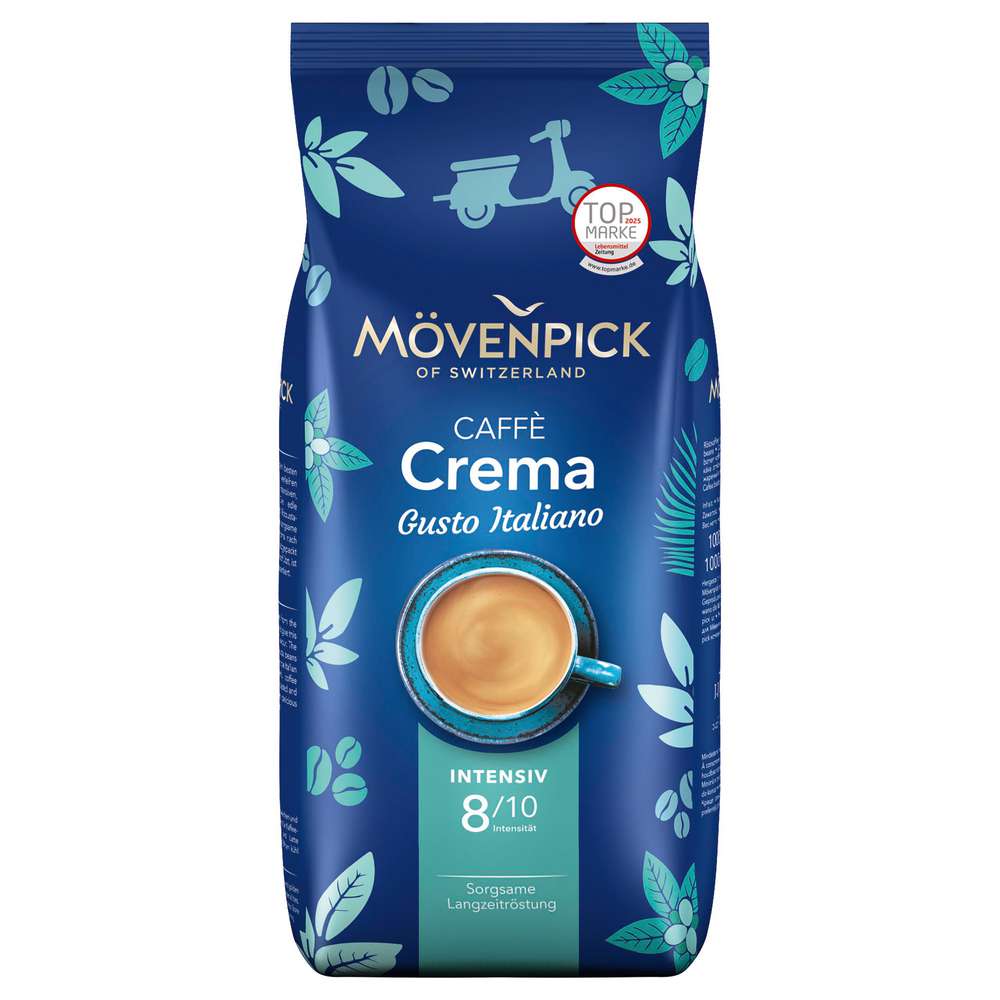 Produktabbildung Mövenpick Kaffee Gusto Italiano, ganze Bohne