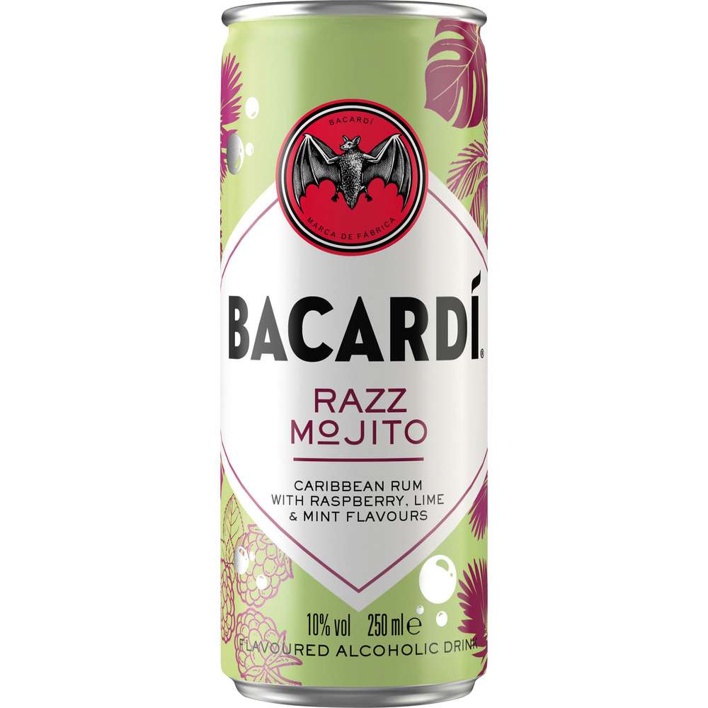 Produktabbildung Bacardi Razz Mojito, 10%