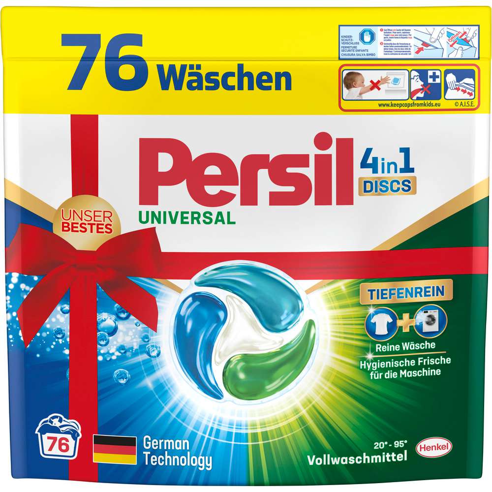 Produktabbildung Persil Universal-Waschmittel, 4in1 Discs