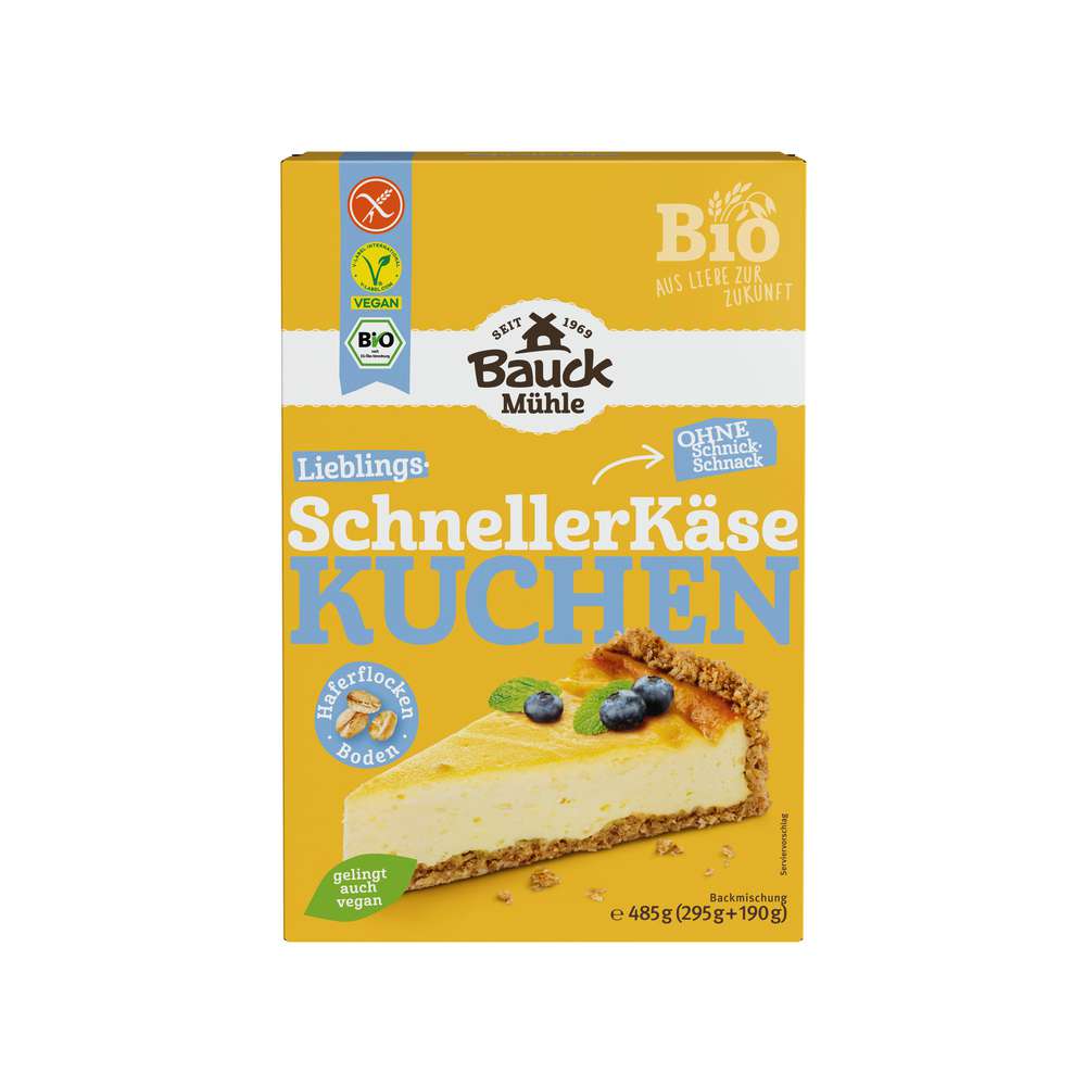 Produktabbildung Bauckhof Bio Backmischung Schneller Käsekuchen