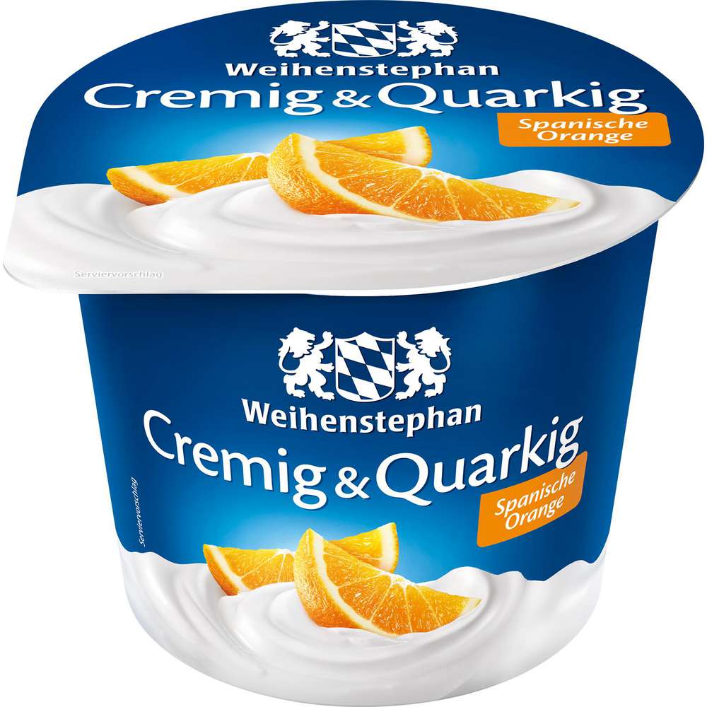 Produktabbildung Weihenstephan Cremig & Quarkig, Spanische Orange