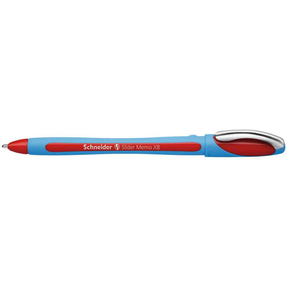 Produktabbildung Schneider Kugelschreiber Slider Memo extra breit, rot