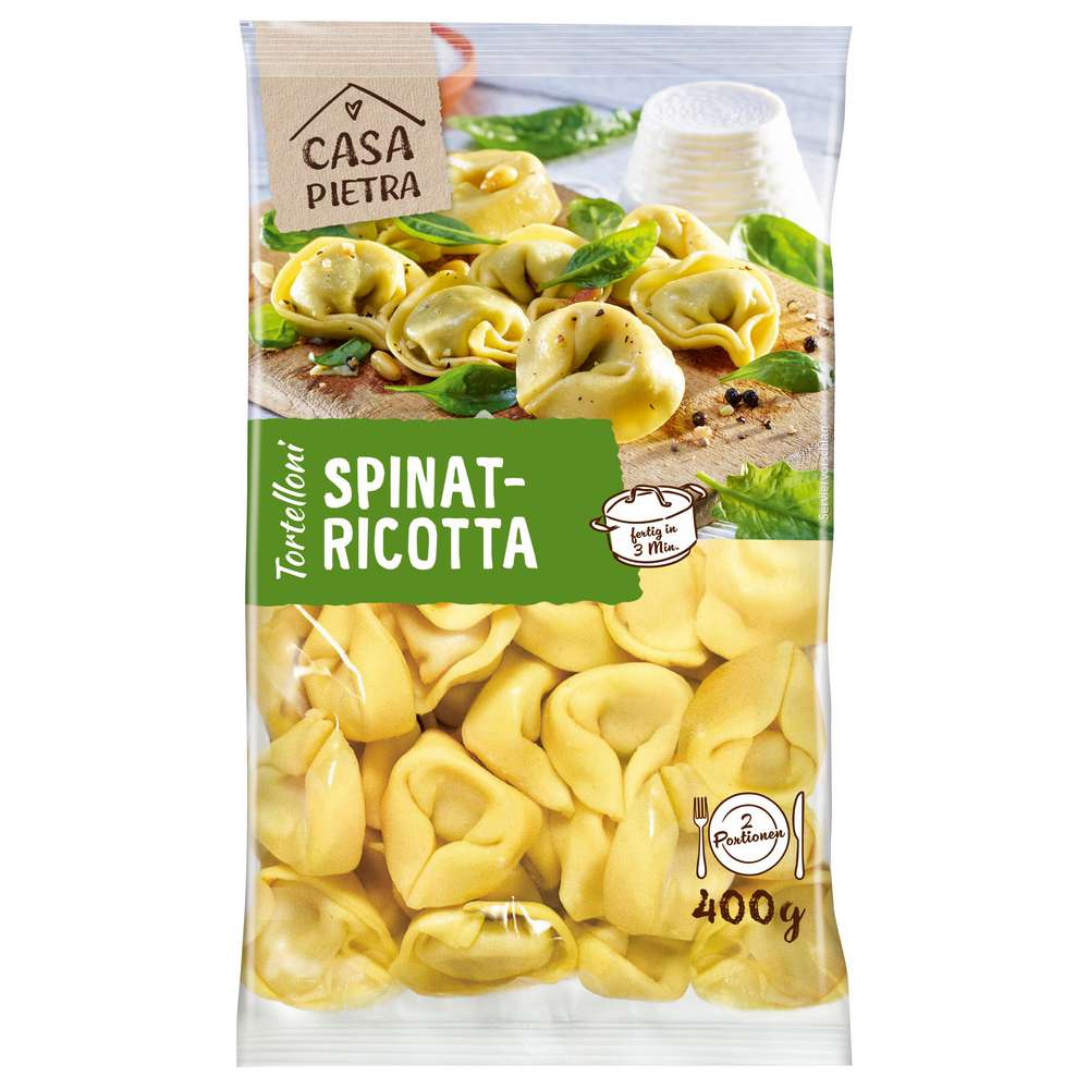 Produktabbildung Casa Pietra Tortellini, Spinat-Ricotta