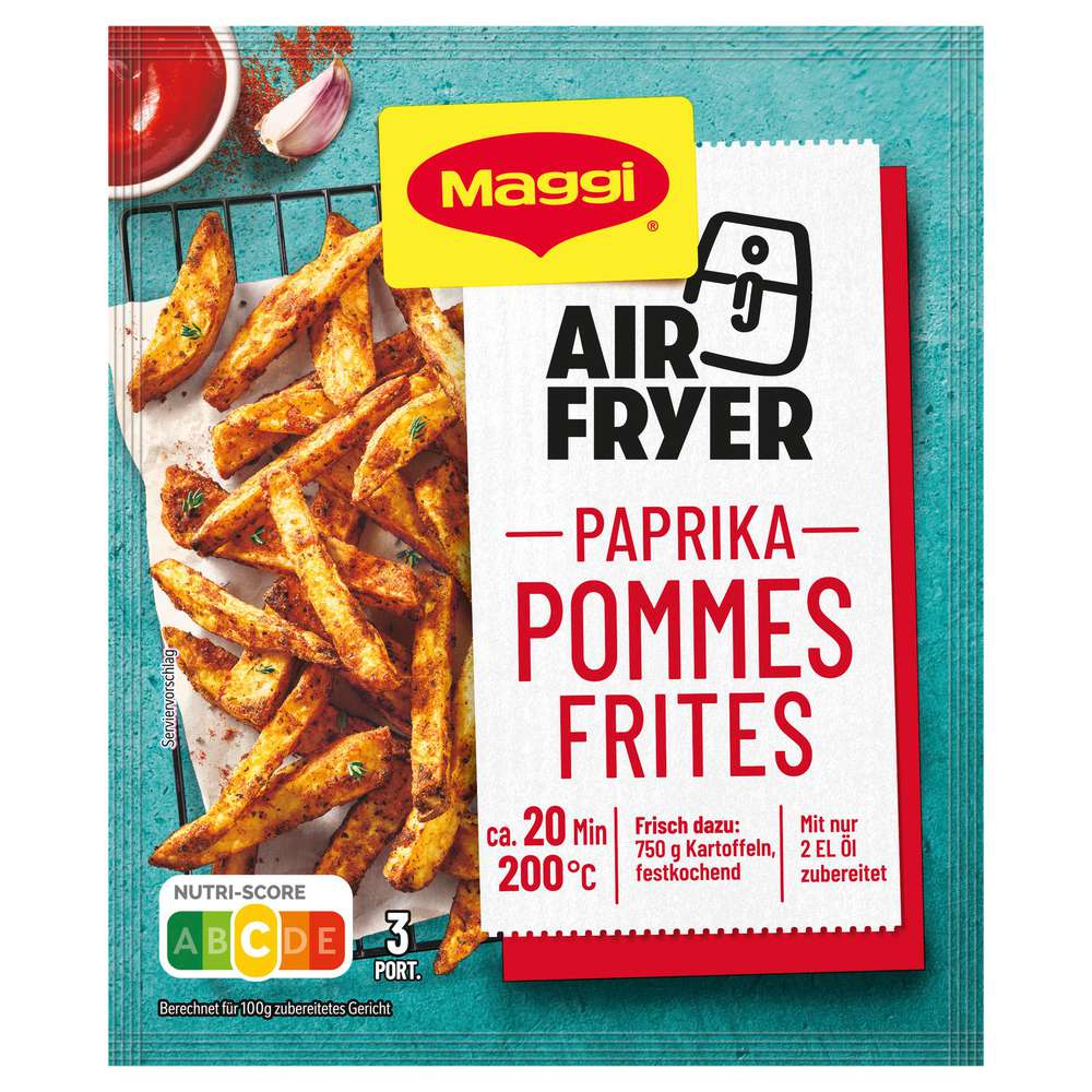 Produktabbildung Maggi Fix-Würzmischung Airfryer, Pommes Frites Paprika