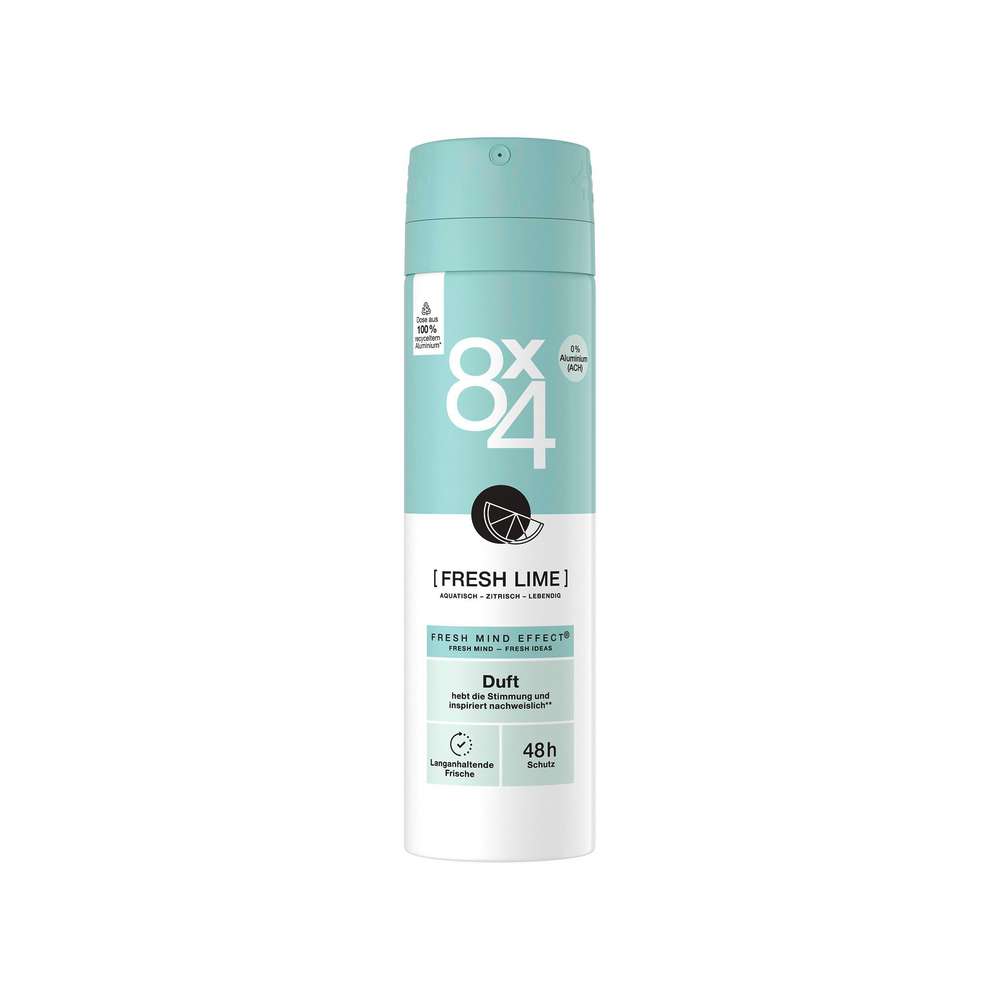 Produktabbildung 8x4 Deo Spray, Fresh Lime