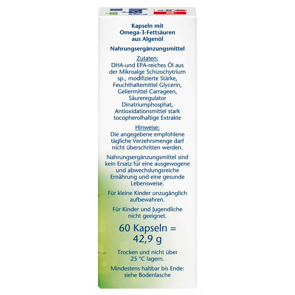 Produktabbildung Doppelherz Omega 3 1000 vegan