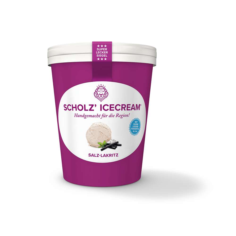 Produktabbildung Scholz Icecream Eis, Salz-Lakritz