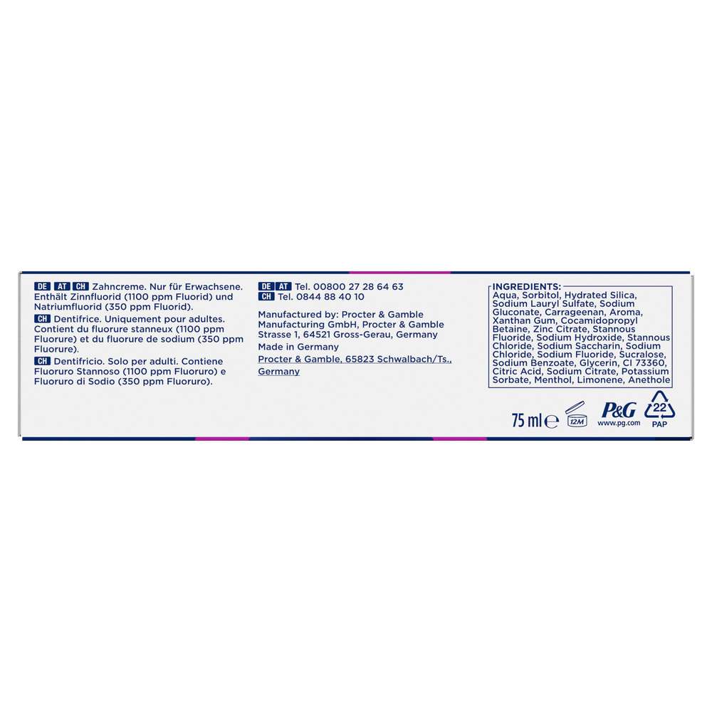 Produktabbildung Oral-B Professional Zahncreme, Sensitive Pro