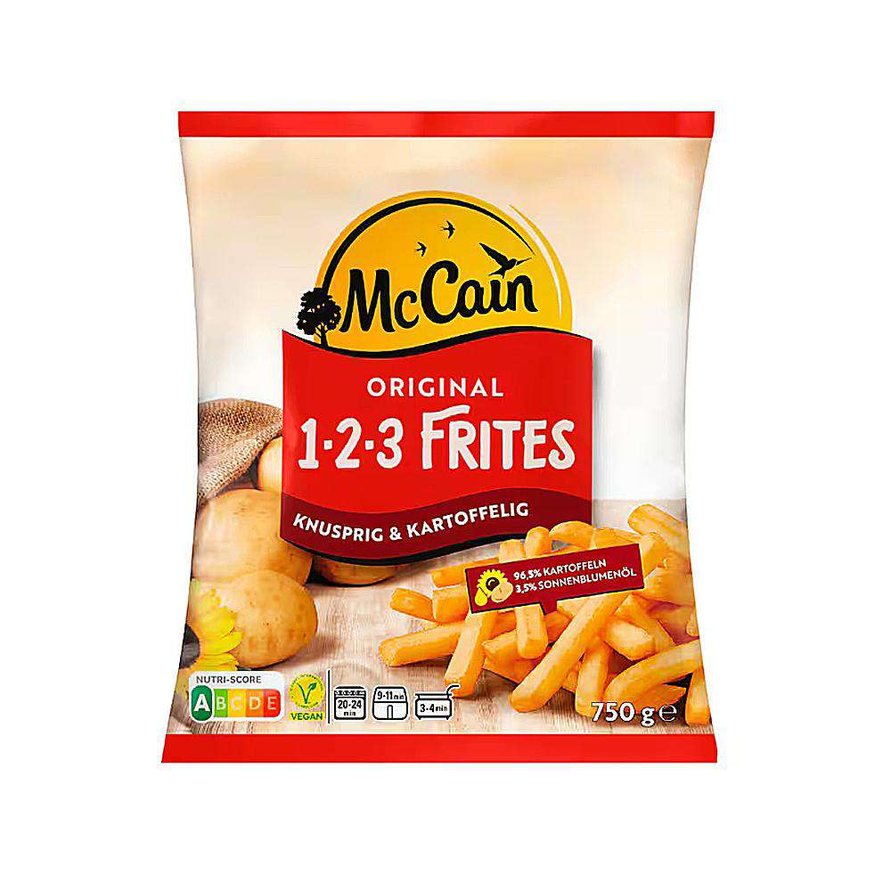 Produktabbildung McCain Pommes Frites, tiefgekühlt