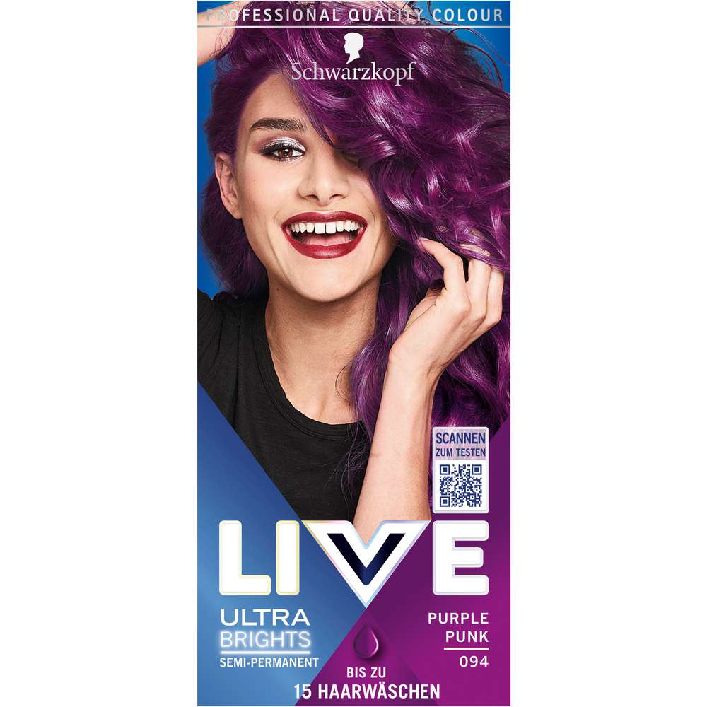 Produktabbildung Schwarzkopf Live Ultra Brights, 094 Purple Punk
