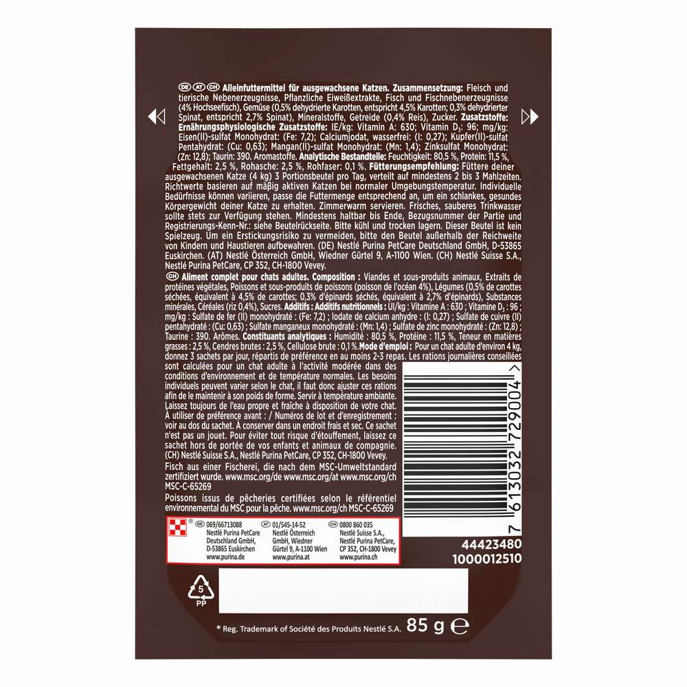 Produktabbildung Purina Katzen-Nassfutter Gourmet A la Carte, Hochseefisch