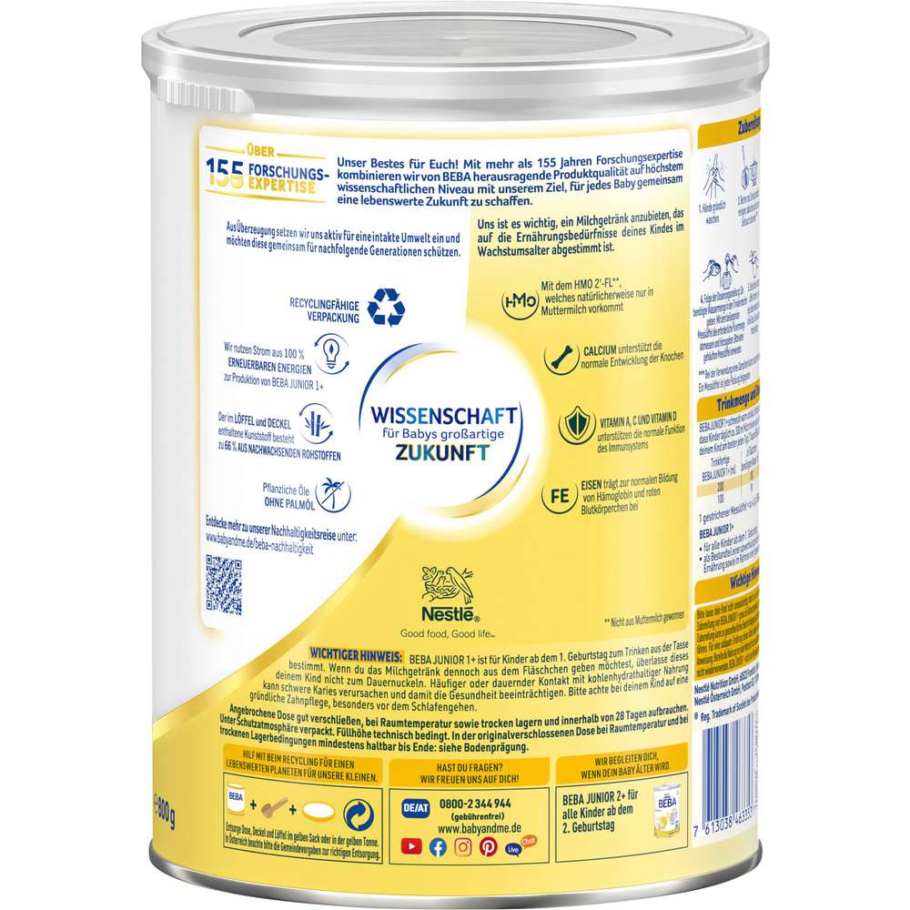 Produktabbildung Nestle BEBA Junior Kindermilch 1