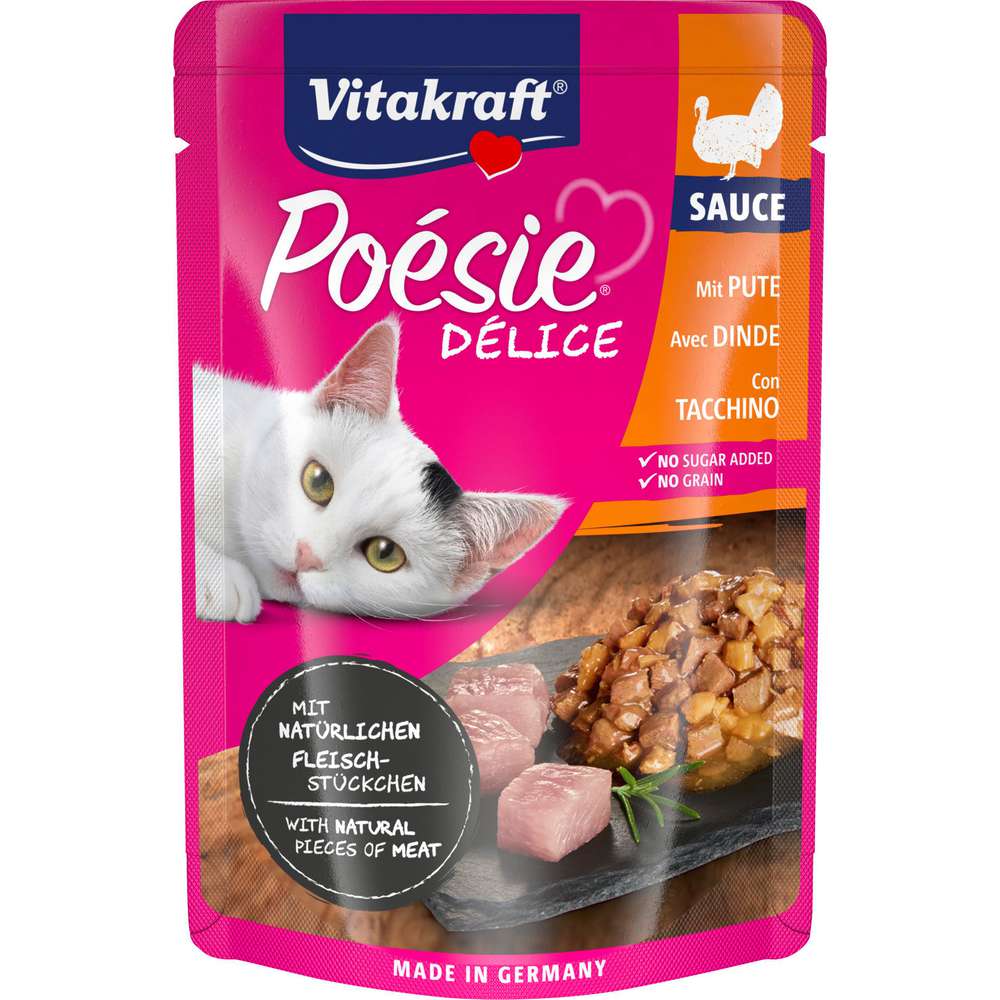 Produktabbildung Vitakraft Katzen-Nassfutter Poésie Délice, Putenbrust