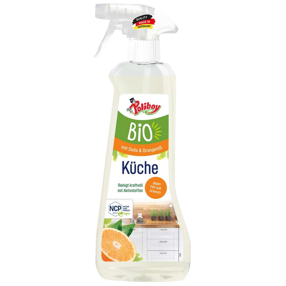 Produktabbildung Poliboy Bio Küchenreiniger, mit Soda & Orangenöl