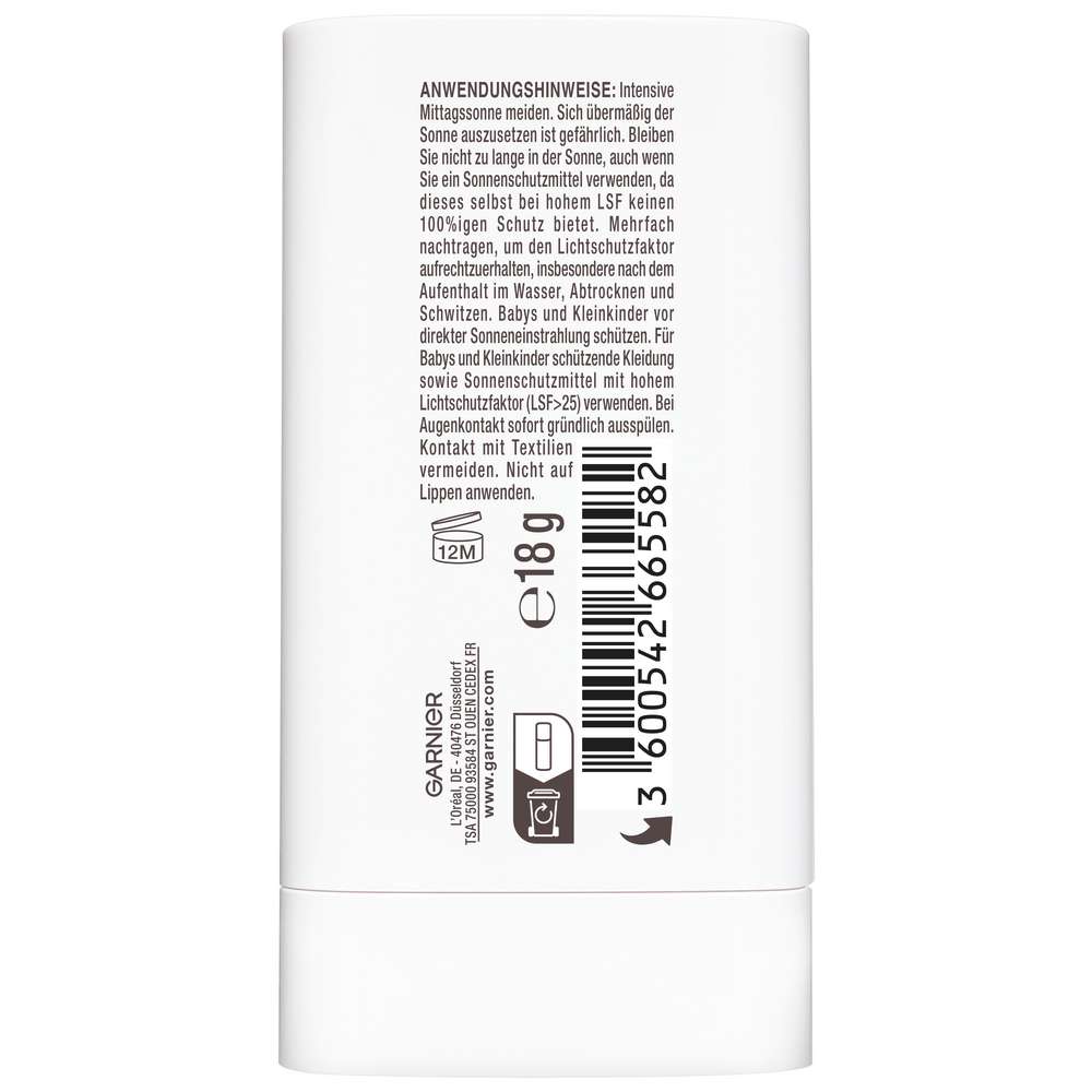 Produktabbildung Garnier Ambre Solaire Super UV Sunstick SPF50+
