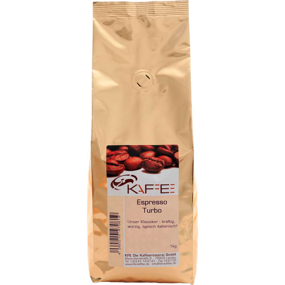 Produktabbildung KFE Espresso Turbo, ganze Bohne