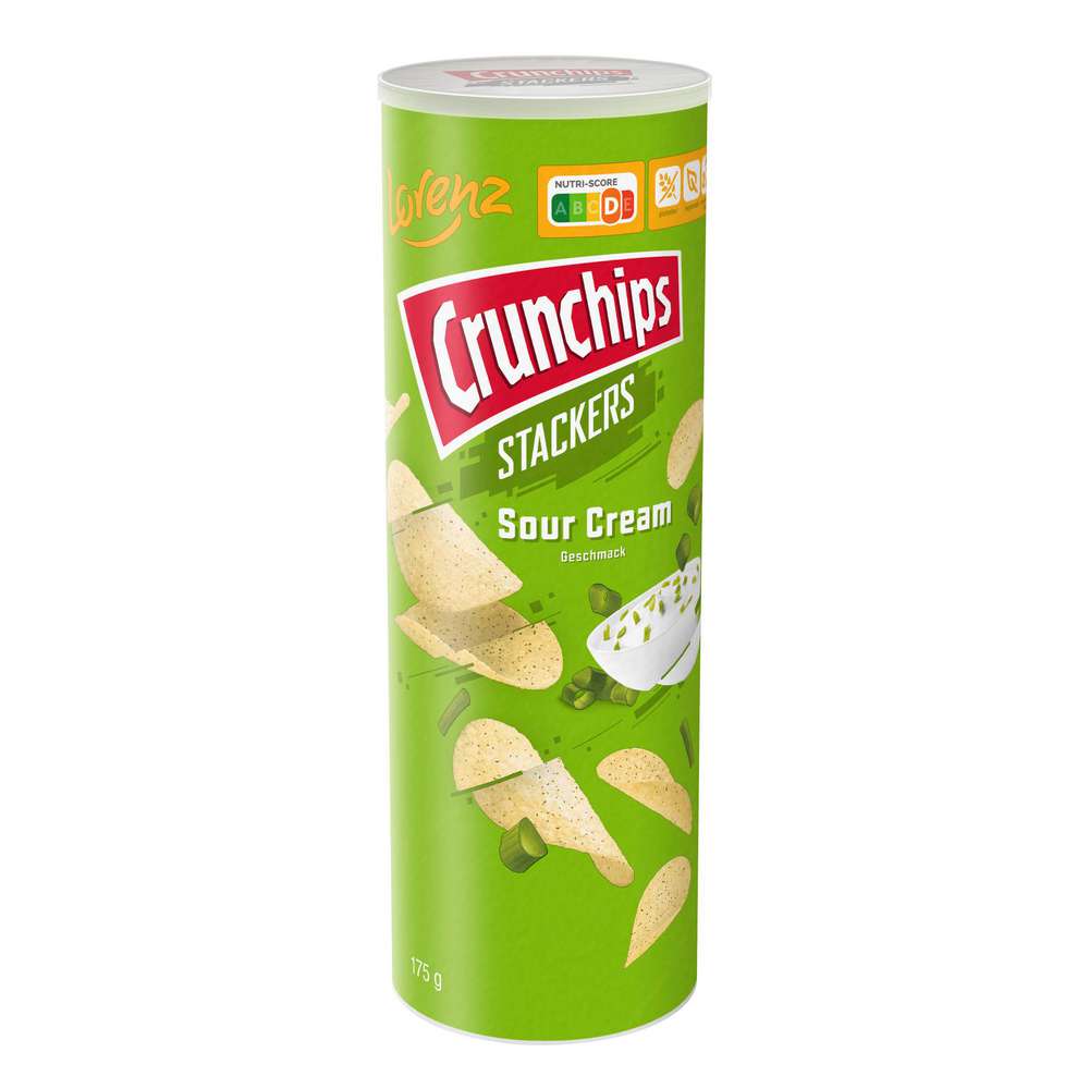 Produktabbildung Lorenz Crunchips Stackers, Sour Cream