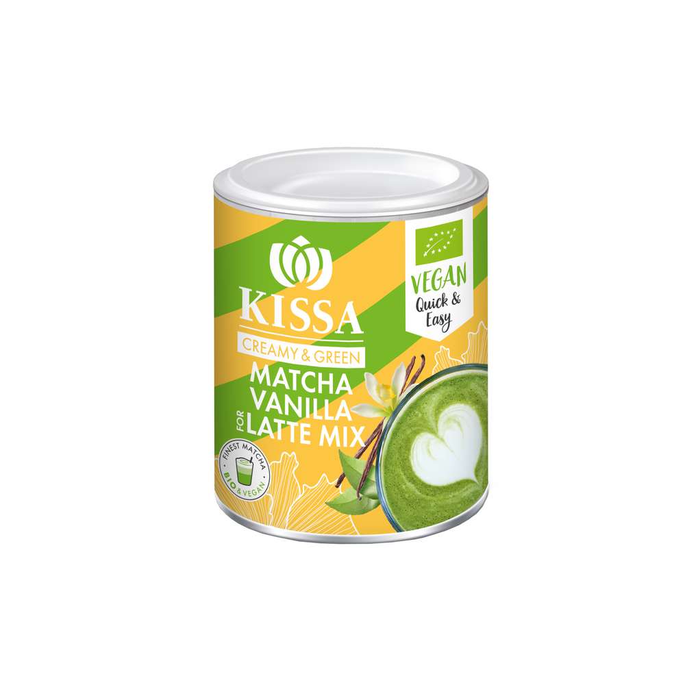 Produktabbildung Kissa Bio Matcha Vanilla Latte Mix
