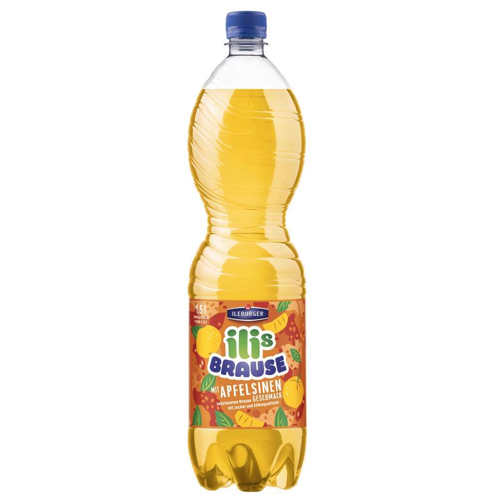 Produktabbildung Ileburger Sachsen Quelle Limonade ilis Brause,  Apfelsinen-Geschmack