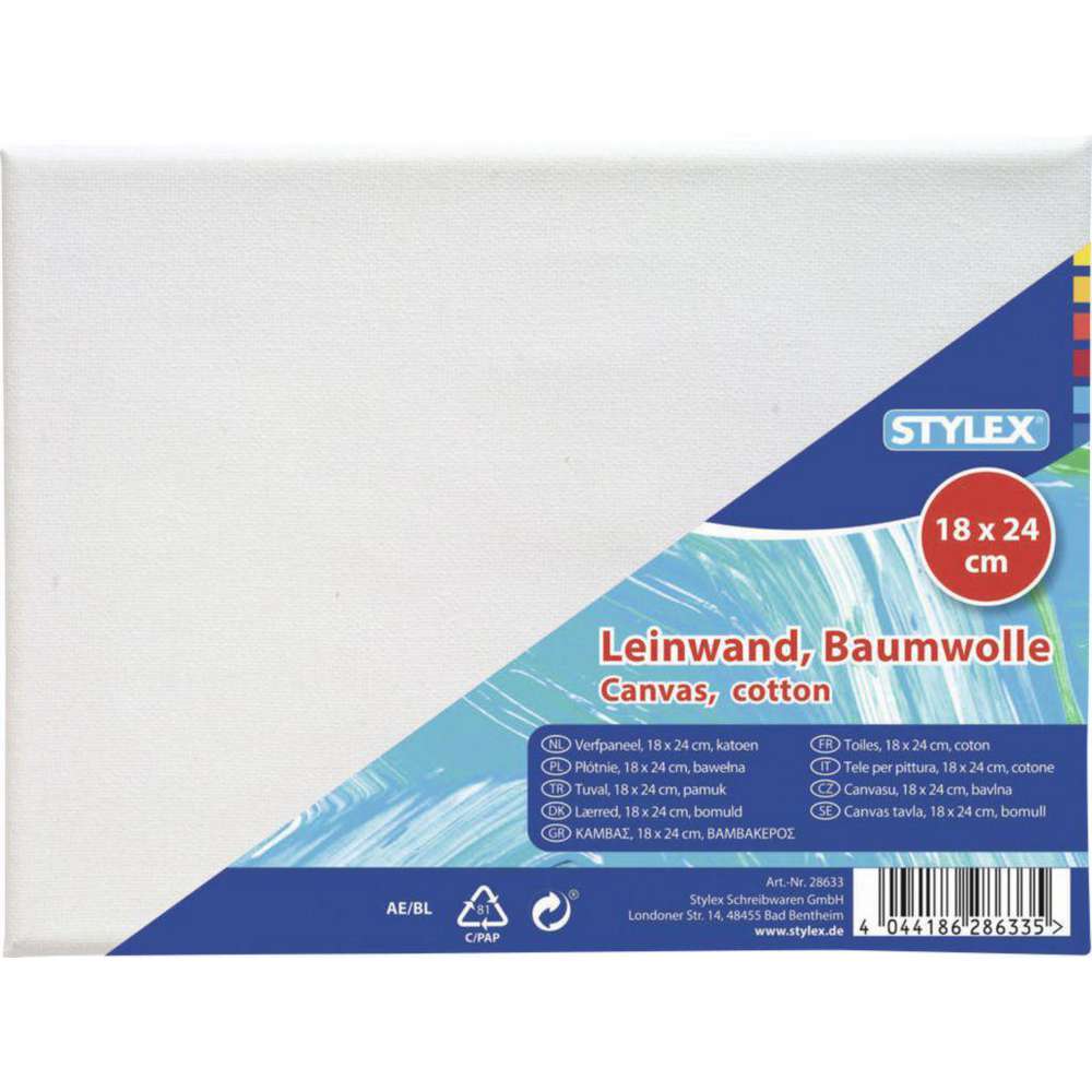 Produktabbildung Stylex Leinwand 18x24cm